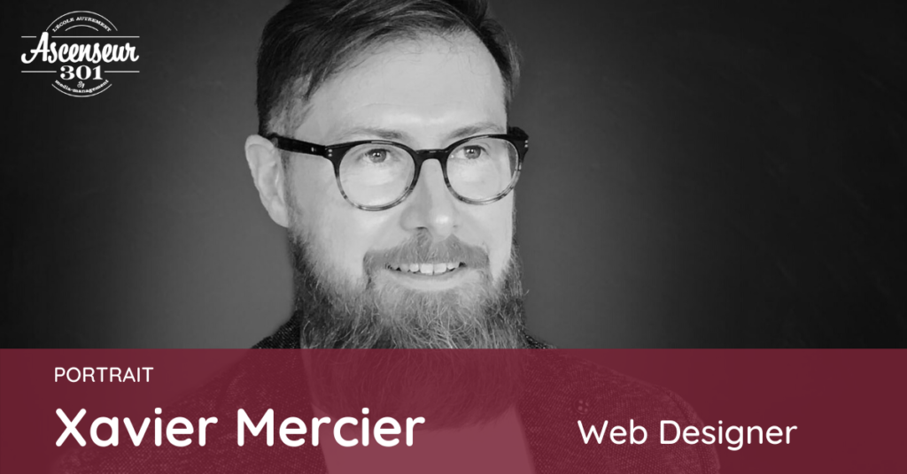 Portrait d'alumni Xavier Mercier formation Web designer